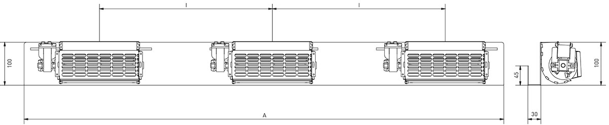 Система принудительной вентиляции barra 400 bar 400 для сухих трансформаторов 100 315ква